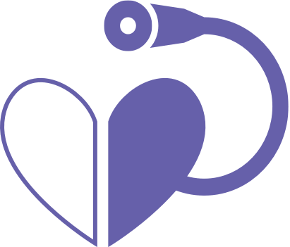 Heart Icon with tube attached