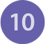 Number ten Icon